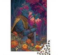 Puzzles for Adults 1000 Puzzles Knight in Shining Armor Jigsaws for Adults Toy Wall Decor Stress Reliever Unique Birthday And Gifts 38x26cm/1000pcs