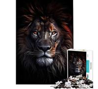 Puzzles for Adults 1000 Puzzles Lion Portrait Fun Activities at Home For Family Fun Hands-on Game for And 14 Years And over (50x75cm)