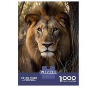 Puzzles for Adults 1000 Puzzles Lion Wildlife Portrait Jigsaws for Adults Relaxing Games Perfect Decoration Help The Brain Exercise 70x50cm/1000pcs