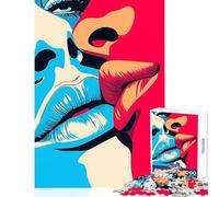 Puzzles for Adults 1000 Puzzles Love in Minimalism Adult Jigsaw Puzzles Improve Memory Help The Brain Exercise for Is Ideal As A Gifts (50x75cm)