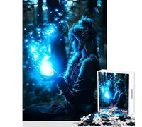 Puzzles for Adults 1000 Puzzles Magical Woman Adult Jigsaw Puzzles Improve Memory Help The Brain Exercise for Is Ideal As A Gifts (50x75cm)