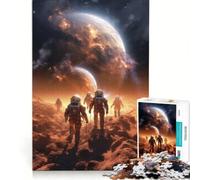 Puzzles for Adults 1000 Puzzles Mars Space Explorers Anti-Stress Toys Precision Cutting Deal As Gifts for The Whole Family 38x26cm