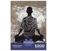 Puzzles for Adults 1000 Puzzles Meditation Vintage Jigsaws for Adults Relaxing Games Perfect Decoration Help The Brain Exercise 52x38cm/1000pcs