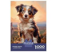 Puzzles for Adults 1000 Puzzles Miniature American Shepher Adult Puzzles Family Game Wall Decoration Deal As Gifts for The Whole Family 52x38cm/1000pcs