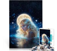 Puzzles for Adults 1000 Puzzles “Moon Goddess” Made of cardboard,Suitable for people aged 14 and above Hands-on Game Christmas game Gifts 。size:38x52cm/14.96x20.47inch