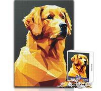 Puzzles for Adults 1000 Puzzles My Dog Golden Retriever Beautiful Design Game Home Art Decor Gift For Birthdays Size 50x75cm
