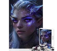 Puzzles for Adults 1000 Puzzles Mysterious Girl Anti-Stress Toys Great Gift for Games Hands-on Game Help The Brain Exercise Size 38x52cm