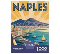 Puzzles for Adults 1000 Puzzles Naples Travel Puzzles for Adults Family Game Pattern Assembly Unique Birthday And Gifts 70x50cm/1000pcs