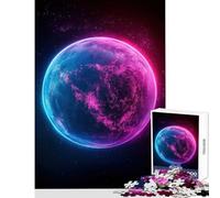 Puzzles for Adults 1000 Puzzles Neon Planet Educational Toy Gift For Birthdays Educational Games Train Your Brain And Hands Size 38x52cm