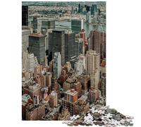 Puzzles for Adults 1000 Puzzles New York City Adult Jigsaw Puzzles Improve Memory Help The Brain Exercise for Is Ideal As A Gifts (38x26cm/1000pcs)