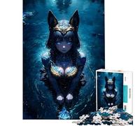 Puzzles for Adults 1000 Puzzles Night Oasis Cleopatra Difficult And Challenge Hand Speed Race Toy Wall Decor for And 14 Years And over (38x26cm)
