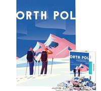 Puzzles for Adults 1000 Puzzles North Pole Fun Games for Educational Game Challenge Toy Great Gifts And Toys Wall Art (Size 75x50cm)