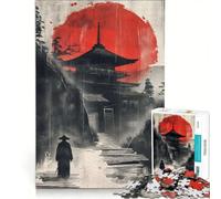 Puzzles for Adults 1000 Puzzles Old Japanese Temple Fun Games Train Your Brain And Hands Enhance Love between Couples 50x75cm