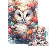 Puzzles for Adults 1000 Puzzles Owl The Wise One Fun at Home Activities, Stress Reliever Family Games for Ages 14 And over (38x26cm)