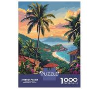 Puzzles for Adults 1000 Puzzles Phuket Thailand Sunset Puzzles for Adults Relax Games Staycation Kill Time for Birthday, Chrismas 38x26cm/1000pcs