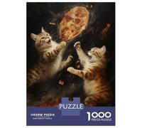 Puzzles for Adults 1000 Puzzles Pizza War Jigsaw for Adults Hands-on Game For Family Fun Unique Birthday And Gifts 38x26cm/1000pcs