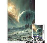 Puzzles for Adults 1000 Puzzles Planet Exploration Educational Toy Gifts for Women Men Relaxing Games Help The Brain Exercise Size 38x52cm