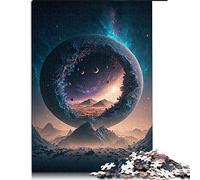 Puzzles for Adults 1000 Puzzles Portal To Outer Space Puzzle for Adults Wood Puzzle Educational Game for Adult Child （Size 50x75cm）