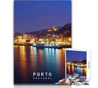 Puzzles for Adults 1000 Puzzles Porto Challenging Game Toys Learning Educational Art Work Gift Size 50x75cm