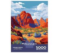 Puzzles for Adults 1000 Puzzles Purnululu National Park, Australia Puzzles for Adults Relax Games Staycation Kill Time for Birthday, Chrismas 38x26cm/1000pcs