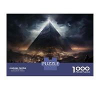 Puzzles for Adults 1000 Puzzles Pyramid of Light Ancient Mystery Unveiled Teenager Puzzles Fun Games Hand Speed Race Deal As Gifts for The Whole Family 38x26cm/1000pcs