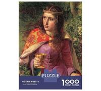Puzzles for Adults 1000 Puzzles Queen Eleanor by Frederick Sandys Puzzle for Adults Relax Games Analysis And Logic Deal As Gifts for The Whole Family 38x26cm/1000pcs