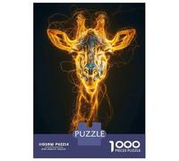 Puzzles for Adults 1000 Puzzles Radiant Giraffe Puzzle for Adults Relax Games Analysis And Logic Deal As Gifts for The Whole Family 38x26cm/1000pcs