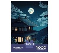 Puzzles for Adults 1000 Puzzles Retro Japanese Village Jigsaw for Adults Hands-on Game For Family Fun Unique Birthday And Gifts 52x38cm/1000pcs