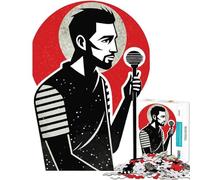 Puzzles for Adults 1000 Puzzles Retro Music Beats Brain Intelligence Challenge Addictive Toys Hands-on Game A Work of Art Gifts Ideas (Size 38x26cm)