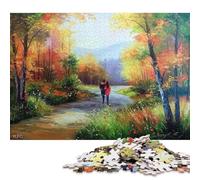Puzzles for Adults 1000 Puzzles Romance in The Forest near Jigsaw Puzzle for Adults Wood Jigsaw Fun Puzzles Games 1000pcs (75x50cm)