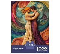 Puzzles for Adults 1000 Puzzles Romantic Love Art Print-1 Puzzles for Adults Relax Games Staycation Kill Time for Birthday, Chrismas 70x50cm/1000pcs