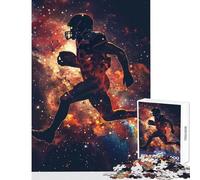 Puzzles for Adults 1000 Puzzles Rugby Galaxy Silhouette Anti-Stress Toys Great Gift for Games Hands-on Game Help The Brain Exercise Size 50x75cm