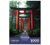 Puzzles for Adults 1000 Puzzles Sacred Fox Spirit Journey Jigsaw for Adults Hands-on Game For Family Fun Unique Birthday And Gifts 52x38cm/1000pcs
