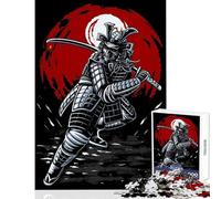 Puzzles for Adults 1000 Puzzles Samurai Japanese Anti-Stress Toys Great Gift for Games Hands-on Game Help The Brain Exercise Size 50x75cm