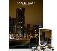 Puzzles for Adults 1000 Puzzles San Diego Puzzle For Teenagers Hand Speed Race Parent-child Interaction Addictive Toys to Cultivate Patience (38x52cm)