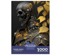 Puzzles for Adults 1000 Puzzles Skull Armor Puzzles for Adults Relaxing Games Precision Cutting Deal As Gifts for The Whole Family 38x26cm/1000pcs