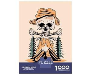 Puzzles for Adults 1000 Puzzles Skull Dangers Teenager Puzzles Brain Teaser Game Precision Cutting Help The Brain Exercise 38x26cm/1000pcs