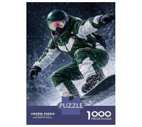 Puzzles for Adults 1000 Puzzles Snowboard Winter Rush Puzzles for Adults Relaxing Games Precision Cutting Deal As Gifts for The Whole Family 52x38cm/1000pcs