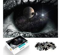 Puzzles for Adults 1000 Puzzles Space eye Made of wood for 14+ Beautiful design gameBeautiful design game A work of art。size：50x75cm/19.68x29.52inch