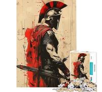 Puzzles for Adults 1000 Puzzles Spartan Valor Fun at Home Activities, Enhance Memory Hands-on Game for And 14 Years And over (38x52cm)