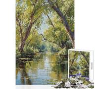 Puzzles for Adults 1000 Puzzles Spring River Family Games for The Whole Family Anti-Stress Toys Difficult And Challenge (50x75cm)