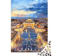 Puzzles for Adults 1000 Puzzles St. Peter's Basilica, Vatican City Jigsaw for Adults Hands-on Game For Family Fun Unique Birthday And Gifts 52x38cm/1000pcs