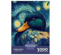 Puzzles for Adults 1000 Puzzles Starry Night Duck Jigsaw for Adults Hands-on Game For Family Fun Unique Birthday And Gifts 52x38cm/1000pcs