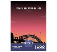 Puzzles for Adults 1000 Puzzles SYDNEY HARBOUR BRIDGE Adult Puzzles Family Game Wall Decoration Deal As Gifts for The Whole Family 52x38cm/1000pcs
