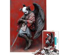 Puzzles for Adults 1000 Puzzles The Fallen Winged Samurai Fun Activities at Home For Family Fun Hands-on Game for And 14 Years And over (50x75cm)