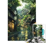 Puzzles for Adults 1000 Puzzles The Hidden Alley Adult Jigsaw Puzzles Improve Memory Help The Brain Exercise for Is Ideal As A Gifts (Size 38x52cm)