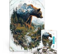 Puzzles for Adults 1000 Puzzles The Solitary Wanderer Made of cardboard,for age 14 years and over Improve memory Games Toys Gift。size:26x38cm/10.24x14.96inch