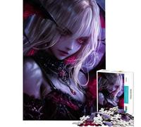 Puzzles for Adults 1000 Puzzles The Vampire Queen Lady Jigsaw 1000 Piece Home Decoration Toys Wall Art Christmas Birthday Gifts (50x75cm)