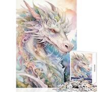 Puzzles for Adults 1000 Puzzles The Wisdom of The Dragons Jigsaw Puzzles for Adults Birthday Present Every Piece Is Unique - Challenging Game Toys (38x26cm)