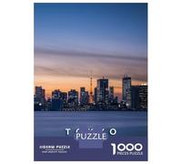 Puzzles for Adults 1000 Puzzles Tokyo Skyline Teenager Puzzles Brain Teaser Game Precision Cutting Help The Brain Exercise 38x26cm/1000pcs